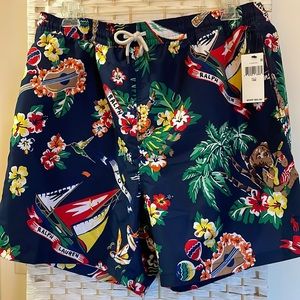 Ralph Lauren Polo colorful print swim suit